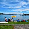 In der Uferkurve beim Restaurant Gallardo in Bodman wird künftig an Wochenenden der Seezugang zum Baden erlaubt sein, der im übrigens ...