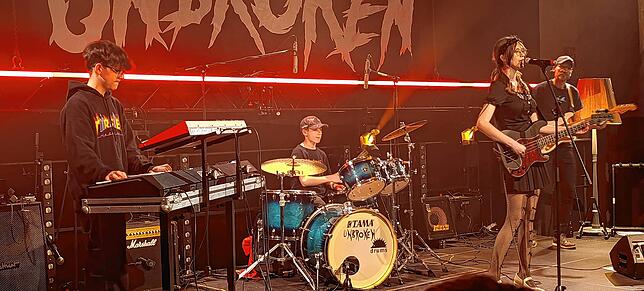 Bild 29: Viel zu hören gab es beim Schüler-Bandcontest in der Lauffenmühle