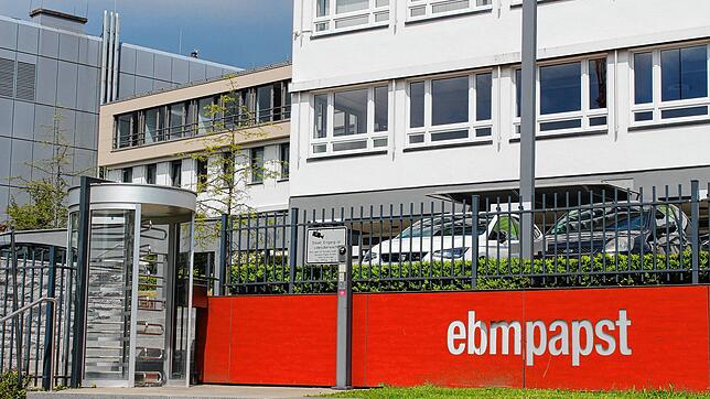 Das ebm-papst-Werk in der St. Georgener Innenstadt.