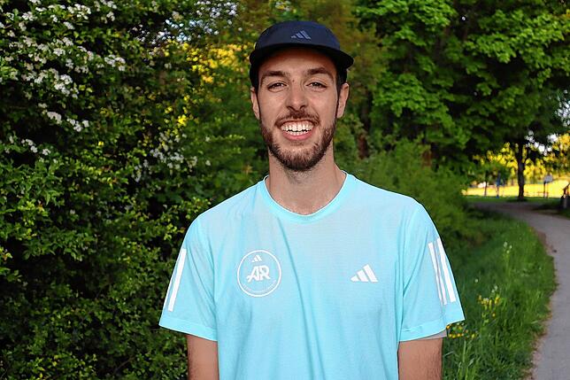 Der leidenschaftliche Läufer Davide Fauth ist auch schon in Rennen angetreten.