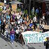 Eine klimaneutrale Stadt Singen &ndash; die Forderungen der Fridays-for-future-Bewegung, hier bei einer Demo in der Singener Innenstadt, ...