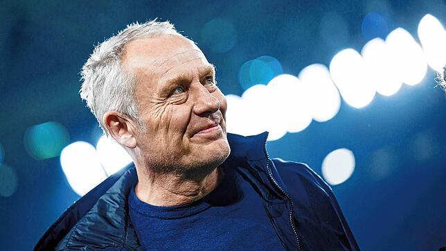 Bild : Trainer Christian Streich verlängert Vertrag beim SC Freiburg