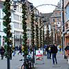 Blick Richtung Kaiserbrunnen zur Mittagszeit des ersten Adventssamstags. Normalerweise laden hier viele Buden zum stimmungsvollen ...