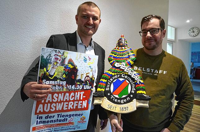 Am 3. Februar geht es los: Die Surianer – hier Markus Wesner (links) und Markus Reckermann – werfen traditionell die ...