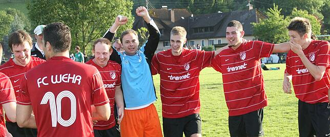 Aufstieg 2010: Der FC Wehr setzte sich vor neun Jahren in der Relegation gegen die Spvgg. Untermünstertal durch.