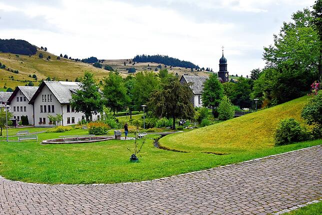Der Kurpark in Bernau-Innerlehen.
