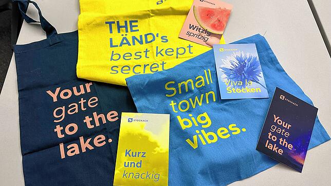 Diese vier neuen Farben und Sprüche repräsentieren gemeinsam mit dem neuen Logo die Stadt Stockach.