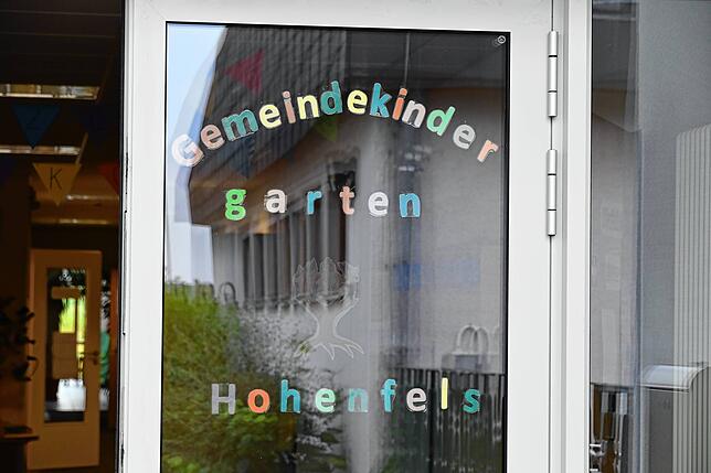 Der Eingang zum Kindergarten in Liggersdorf.