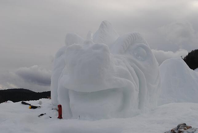 Bild 12: Schneeskulpturen-Festival in Bernau: Schauen Sie zu, wie aus Schnee Kunst wird