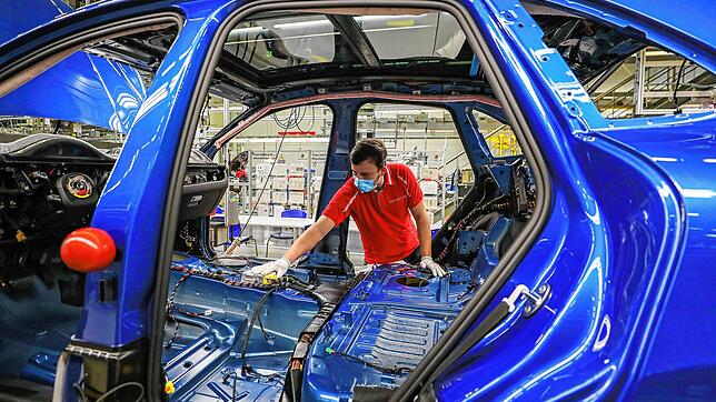 Autofertigung bei Porsche: Große China-Abhängigkeit.