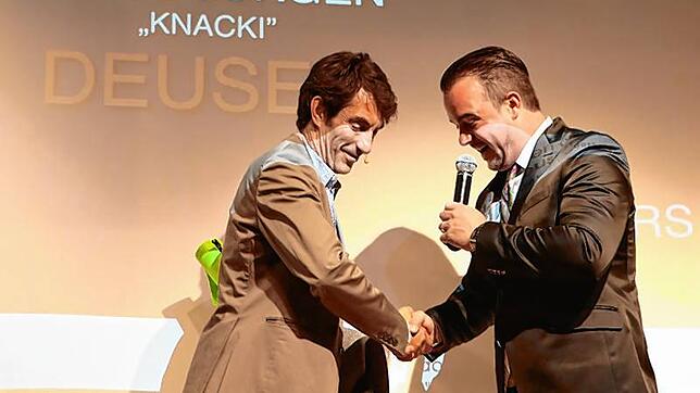 Auf einer Wellenlänge, Klaus-Jürgen Deuser und Bürgermeister Markus Keller.