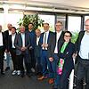 Bei der Mitgliederversammlung des Standortmarketingvereins Singen aktiv (von links): Kitty Molnar, Michael Frank (beide Vorstand Singen ...