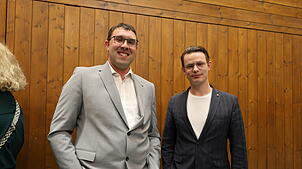 Treten wieder an: Stefan Niefenthaler (l.) und Adrian Hofmann. Foto: A.Günzschel