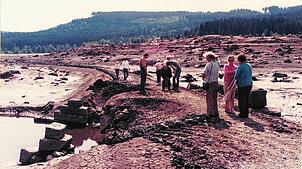 Erinnern Sie sich? Zu einem regelrechten Publikumsmagneten entwickelte sich der entleerte Schluchsee vor genau 40 Jahren. Der Stausee ...