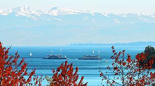 Mit dem Herbst kehrt am Bodensee mehr Ruhe ein, deshalb überdenken die Konstanzer Stadtwerke, die die Fähre Konstanz-Meersburg betreibt, ...