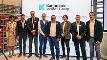 Die Redner des Stockacher Businesstreffs (von links): Wirtschaftsförderin Regina Schlecker, Leistungssportler Benedikt Hoffmann, Hans-W. ...