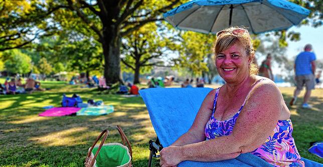 Karin Jakowidis schätzt das Strandbad so, wie es momentan ist.