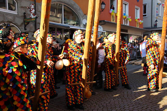 Bild 9: Der 32 Meter hohe Narrenbaum in Stockach steht
