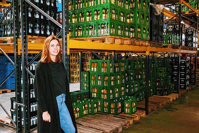 Auch bei Tamara Gönner und dem Getränkehandel ihres Vaters in Lauchringen ist die Lage nicht viel anders. Im Lager ist zurzeit viel Platz.