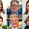 Die Kandidaten für den Wahlkreis Rottweil-Tuttlingen (von links oben): Maria-Lena Weiss (CDU), Mirko Witkowski (SPD), Annette Reif ...