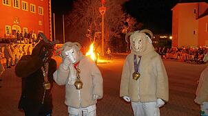 Unter großem Heulen und Wehklagen hat die Stettener Bockherde am Dienstagabend im Schlosshof die Fasnet verbrannt und die Ortsgewalt ...