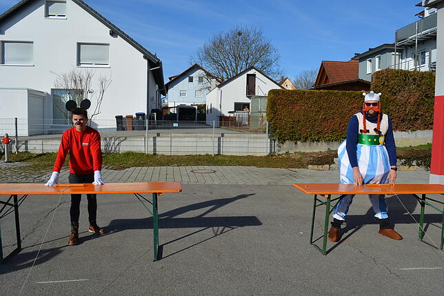 Bild 14: Bilder vom Leimbacher Rathaussturm