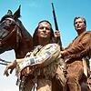 Ikonen des deutschen Nachkriegskinos: Pierre Brice (links) als Winnetou und Lex Barker als sein Blutsbruder Old Shatterhand.