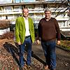Planen Großprojekt: Stefan Dorfmeister, ehemaliger Bürgermeisterhwand, und Georg Villinger (rechts).