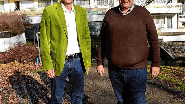 Planen Großprojekt: Stefan Dorfmeister, ehemaliger Bürgermeisterhwand, und Georg Villinger (rechts).