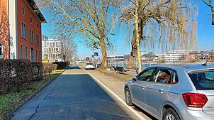 (Archivbild von Anfang März 2025) Am Webersteig am Ufer des Seerheins trafen am 27. Februar Opfer und Täter aufeinander. Die ...