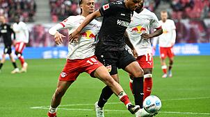 Das Spiel gegen RB Leipzig war Nikolas Narteys einziger Bundesliga-Einsatz in der vergangenen Saison.
