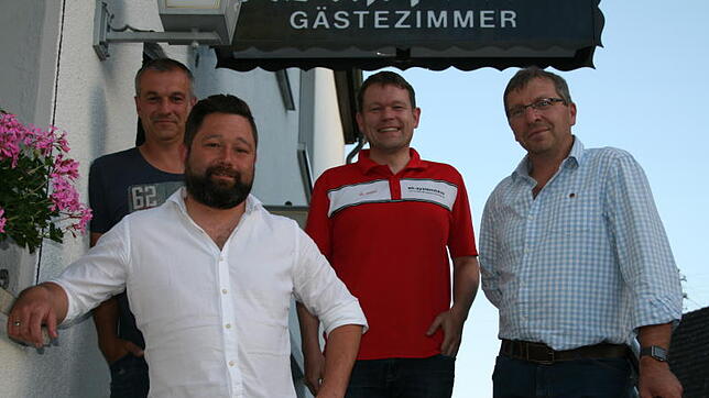 Der Vorstand des neu formierten FC KH (von links): Holger Holzbock, Marcel Gauggel, Andreas Ostermaier und Thomas Schweikart.