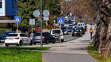 Jetzt gibt es wieder freie Fahrt in Schwenningen im Bereich von Salinenstraße und Neckarstraße.