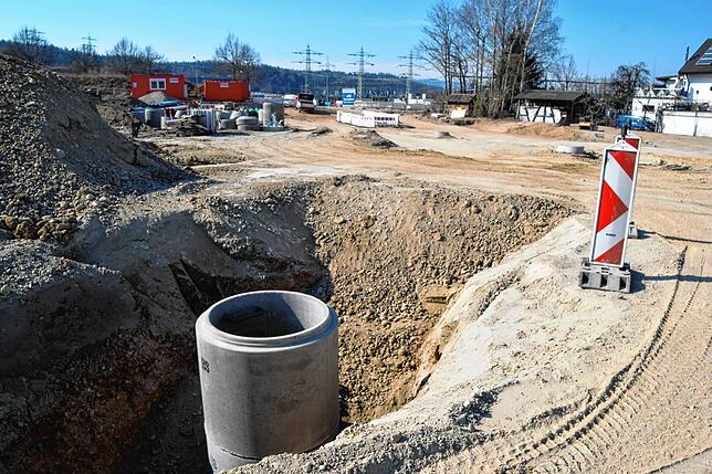 Bild 10: Bilder von der Erschließung des Neubaugebiets Kapellenäcker