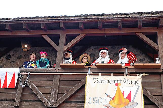 Bild 6: Das Narrengericht in Tiengen kennt keine Gnade! Das sind die Bilder