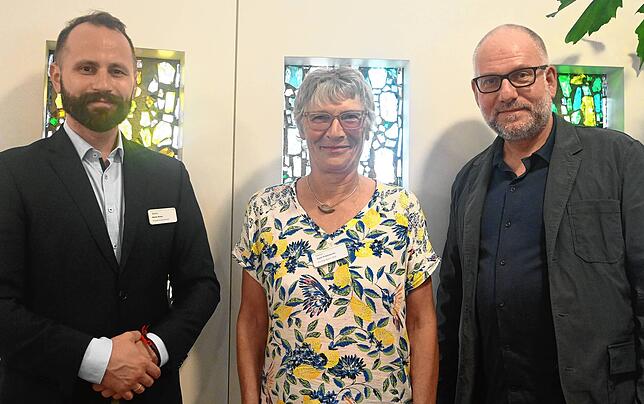 Sie vermitteln, wenn die Lösung nur schwer zu finden ist: Martin Blume, Elsie Fickenscher und Ortwin Engel-Klemm (von links).
