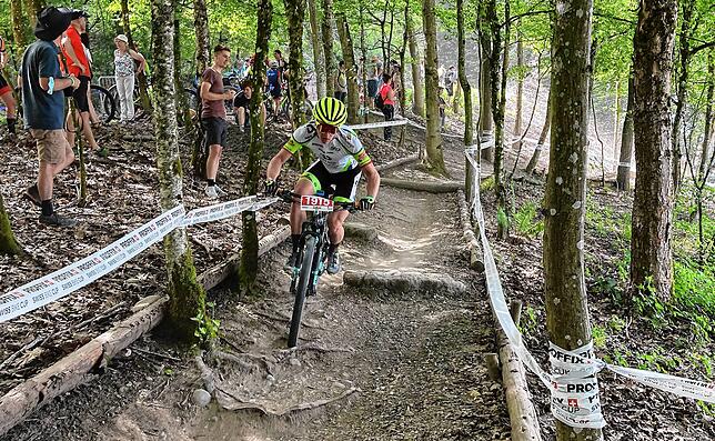 Aufholjagd: Lukas Stamm vom Dick Küchen Racing Team fuhr in der Klasse U17 bis auf den 26. Platz vor.