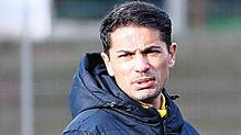 Trainer Ali Günes und der Türk. SV Singen setzten sich gegen den FC Gutmadigen mit 3:1 durch.