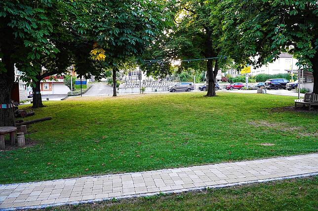 Auf dem Tengener Kastanienplatz finden die Feierlichkeiten statt: Gefeiert wird, dass Tengen, bestehend aus einem Kernort und acht ...