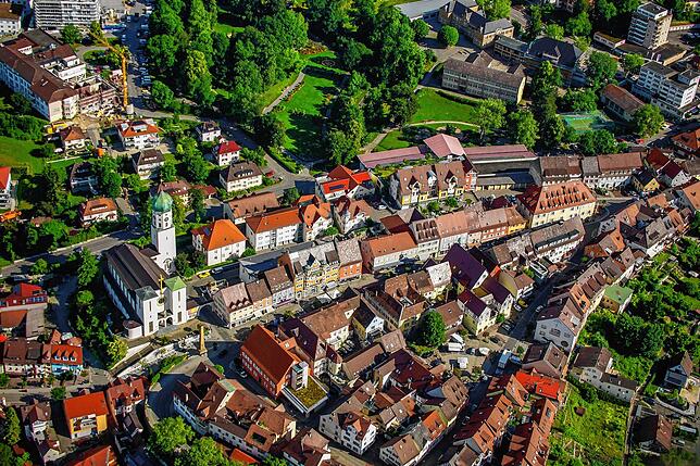 In Stockach ist es schwierig, eine Wohnung zu finden. Hier ist die Oberstadt im Juli 2021 zu sehen.
