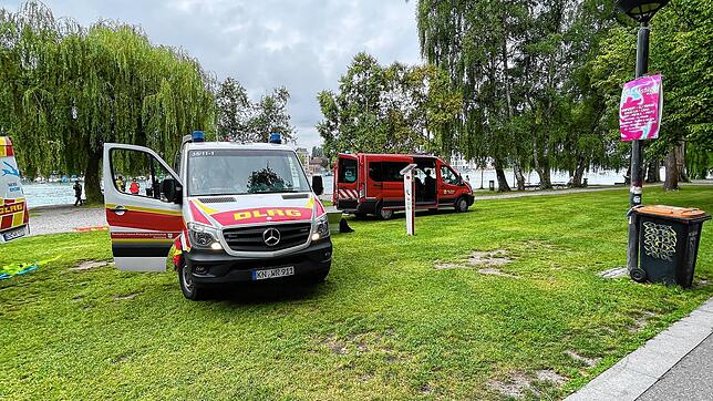Bild 14: Person am Seerhein vermisst: Bilder der Suche in Konstanz