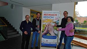 Alf Meuser, Oliver Karolius, Simon Neitzel und Sarina Gisa (von links) vom Verein „wir und jetzt“ freuen sich auf die bevorstehende ...
