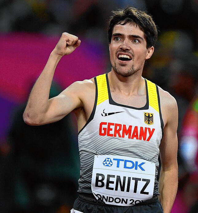 Timo Benitz bei der Leichtathletik-WM 2017 in London.