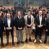 Vier Kandidaten der sechs im Bundestag vertretenen Parteien stellten sich den Fragen von Helmar Grupp (Leiter Redaktion Markdorf, links) ...