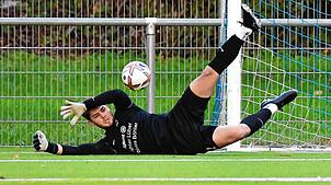 Sichert den Sieg: Yannik Boll – hier ein Archivbild – parierte beim 3:1-Sieg der SG Mettingen/Krenkingen gegen den FC Hauingen einen ...