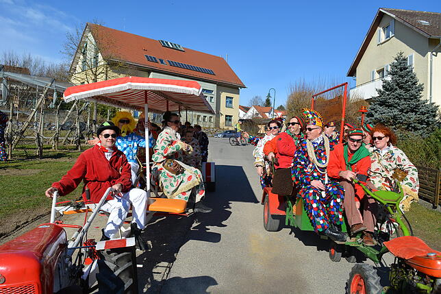Bild 27: Bilder vom Narrenbaumsetzen in Leimbach