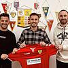 Neu im Trainerteam: Musa Musliu (Mitte) verstärkt ab sofort das Trainerteam des A-West-Kreisligisten FSV Rheinfelden II um Sascha Rueb ...