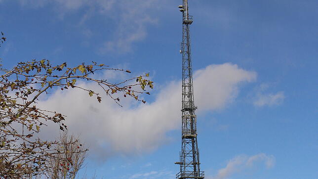 Dieser Mobilfunkmast steht in der Nähe vom Hüttenbühl bei Herdwangen. In Großschönach gibt es bislang keinen Mobilfunkstandort.