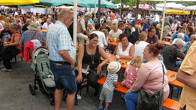 (Archivbild) Das Reichenauer Wein- und Fischerfest war im Vorjahr an allen drei Tagen sehr gut besucht &ndash; hier am Sonntagmittag.