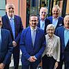 Die Vorstände der Baugenossenschaft Familienheim Bodensee, Marco Bächle und Stefan Andelfinger (von links), legten gegenüber den ...